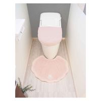 オカトー フタカバー メリージェラート 兼用フタカバー トイレフタカバー トイレ シェルピンク 450207 1個（直送品）