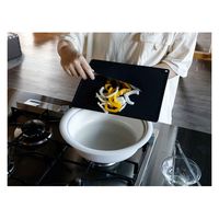 シービージャパン 抗菌TPUまな板 レクタングル 食洗機対応 atomico ブラック 457007 1個（直送品）