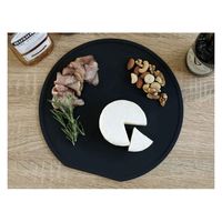 シービージャパン 抗菌TPUまな板 半月 食洗機対応 atomico ブラック 457009 1個（直送品）