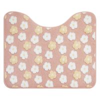 オカトー トイレマット ふわりんこトイレマット 50×60cm ピンク 460262 1個（直送品）