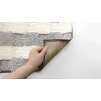 オカトー バスマット 瞬間吸水!しゃりさらバスマット 45×60cm グレー 460277 1個（直送品）