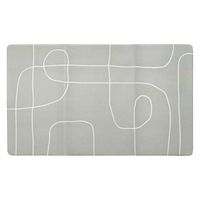 オカトー キッチンマット もう油汚れを気にしない!拭けるキッチンマット 45×75cm モダン 464742 1個（直送品）