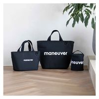 シービージャパン ランチバッグ 保冷ランチトートバッグ maneuver Mサイズ ブラック 465707 1個（直送品）