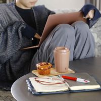 シービージャパン コンビニカップ フタ付き S GOMUG QAHWA 保温 保冷 ステンレス モカ 469548 1個（直送品）