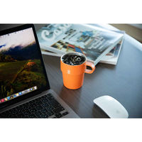 シービージャパン マグカップ 285ml GOMUG QAHWA 保温 保冷 ステンレス オレンジ 469552 1個（直送品）