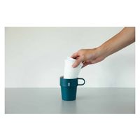 シービージャパン マグカップ 285ml GOMUG QAHWA 保温 保冷 ステンレス グリーン 469553 1個（直送品）