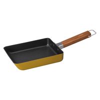 シービージャパン 卵焼き器 13×18cm IH対応 copan ちょこっと玉子焼きパン マスタード 408792 1個（直送品）