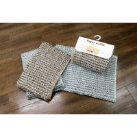 ヨコズナクリエーション バスマット シュガーワッフル 45×60cm 速乾 ブラウン 452124 1個（直送品）