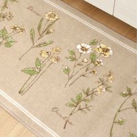 オカ キッチンマット フルールシャンテ 45×120cm 440130 1個（直送品）