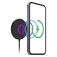 カシムラ Qi2マグネットワイヤレス充電器 15W 1m BK KW-50 1台（直送品）