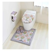 オカ トイレマット 75×63cm ロイヤルコレクション アーツ グレー 416852 1個（直送品）