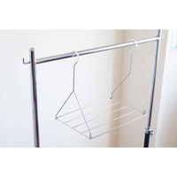 オカトー タオルハンガー ステンレス そのまま引っ掛けるだけバーフックシェルフ Sサイズ 413640 1個（直送品）