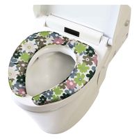 ヨコズナクリエーション トイレ 便座シート 吸着 フルール 吸着便座シート グリーン 452141 1個（直送品）