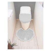 オカトー フタカバー メリージェラート 兼用フタカバー トイレフタカバー トイレ グレー 450210 1個（直送品）