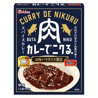 ハウス食品 カレーでニクる。豚肉 中辛 スパイスカレー 160g 1セット（1個×2）レトルト レンジ対応