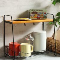 ウッド×アイアン マグシェルフ ナチュラル studio CLIP