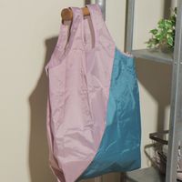 リップ切り替えエコバッグ パープル×ブルー studio CLIP