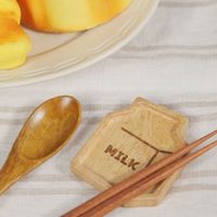 ウッドモチーフカトラリーレスト ミルク studio CLIP