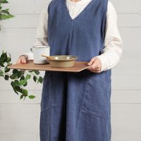 楽すぽっエプロン ネイビー studio CLIP