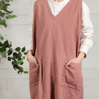 楽すぽっエプロン ピンク studio CLIP