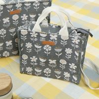 ジャガードランチバッグ グレー studio CLIP