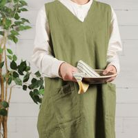 楽すぽっエプロン カーキ studio CLIP