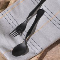 ロゴディナースプーン ブラック studio CLIP