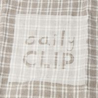 daily CLIP リネンパッカブルバッグ チェック studio CLIP