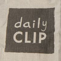 daily CLIP リネンパッカブルバッグ ナチュラル studio CLIP