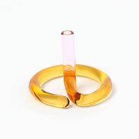 daily CLIP 2トーンインセンスホルダー ピンク×イエロー studio CLIP