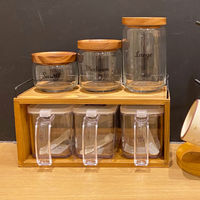 キャニスター付きウッドラック ナチュラル studio CLIP