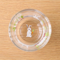 石塚硝子 つよいこグラスS かくれんぼ うさぎ 4963972060860 1個
