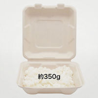 パックスタイル バガス容器 新BBランチ 200-200 00684425 1袋(50枚)