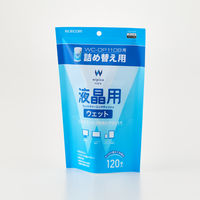 エレコム ウエットティッシュ 液晶用 詰替 120枚 WCーDP120BSP 1個（直送品）