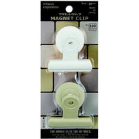 ミツヤ POPプラマグクリップ 2個入 白・ベージュ POMC-01P-WJ 1セット(1パック×5)（直送品）