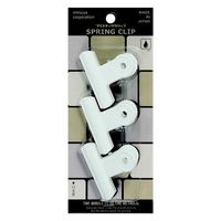 ミツヤ POPプラクリップ 3個入 白 POPC-01P-WH 1セット(1パック×5)（直送品）