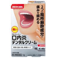 メディケア デンタルクリーム 5g 森下仁丹 軟膏タイプ 口内炎【第2類医薬品】