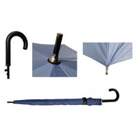 共栄工業 晴雨兼用 ジャンプ傘 70cm 耐風 6本入 ブルー 60108 1箱（直送品）