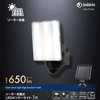 大進 センサーライト ソーラータイプ 屋外用 1灯式 1セット（1台×2）（直送品）