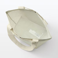 無印良品 ポリプロピレンシートミニトートバッグ ライトベージュ 約幅４５×高さ２６×マチ幅１９ｃｍ 良品計画