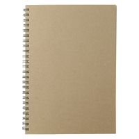 無印良品 クラフトデスクノート（スケジュール） マンスリー Ａ５ 1セット（1冊×2） 良品計画