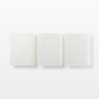 無印良品 ポリプロピレン高透明フィルムアルバム ２段 ３冊組 Ｌ判 １３６枚用 良品計画