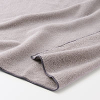 無印良品 ループ付きパイル織ハーフケット １００×１４０ｃｍ グレー 良品計画