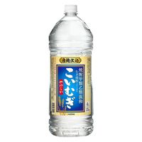 甲乙混和麦焼酎 こいむぎ やわらか 25度 4L ペット 1セット(1本×4) サッポロ