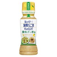 深煎りごまドレッシング　薬味ポン酢味180ml 3本 キユーピー