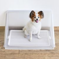 プラスクリーン M トイレ用飛散ガード 1個 ボンビアルコン 犬用