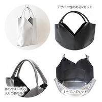 センバドー 合皮トライアングルカットトート BK 622-0902 1個（直送品）