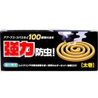 イカリ消毒 イカリ ムシクリン 不快害虫線香 8巻入 携帯ホルダーセット 4906015031847 1箱(8巻入)（直送品）