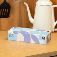 【ポリ袋】アスクル 箱入り規格袋（マチ付き）0.007mm厚 Mサイズ（12号相当）HDPE・半透明 1箱（200枚入） オリジナル（わけあり品）