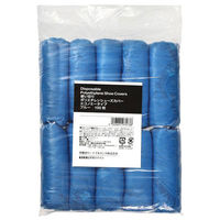 【シューズカバー】 伊藤忠リーテイルリンク「現場のチカラ」 ポリエチレンシューズカバー ブルー PSB-2 1袋 オリジナル（わけあり品）